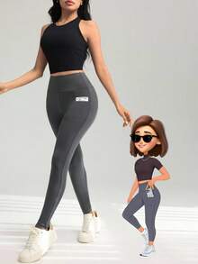 Modelyn 2 Pockets Stretchy Slim Fit Women Leggings Fall Cloth For Women