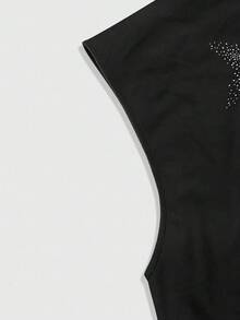 ROMWE MEN Street Life Spring/Summer Casual Graphic Men'S Fashionable Figure Print Tank Top (Random Rhinestone Decor), Summer - Multicolor - View 5