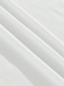 Manfinity Joysei 时尚休闲年轻布鲁克林纽约字母撞色印花修身圆领短袖T恤，男士款，适合约会、聚会、日常穿着，情侣装和家庭装皆宜，送给男友的绝佳礼物。纽约T恤，布鲁克林衬衫 - 白色 - 查看 6