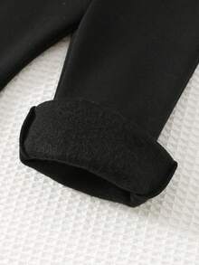 Cozy Pixies 2 Stücke Baby Mädchen Schmetterling Dekor Set mit Rundhals Langarm Sweatshirt und Hose mit elastischem Bund, bequem, vielseitig, stylisch, Lässig, niedliches Muster, minimalistisch, basic, geeignet für Innen, Outdoor Skifahren, Alltag, Sport, Spiel, Party, Fotografie, Weihnachten, Sportbekleidung Herbst Outfit Winterkleidung