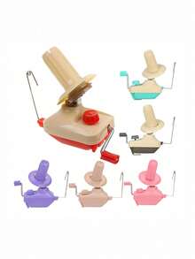 Hand Operated Yarn Winder Fiber Wool Manual Handheld Winder Machine String Ball Portable For DIY Sewing Making Accessories