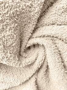 Elyressa Áo len chui đầu cổ tròn dáng rộng phong cách Âu Mỹ dày dặn, một mặt, thích hợp mặc ngoài trời, ở nhà và thường ngày, mùa thu/đông - Màu be - Xem 4