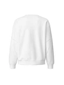 Calvin Klein Girl's Sweatshirts Bright White - White - View 2