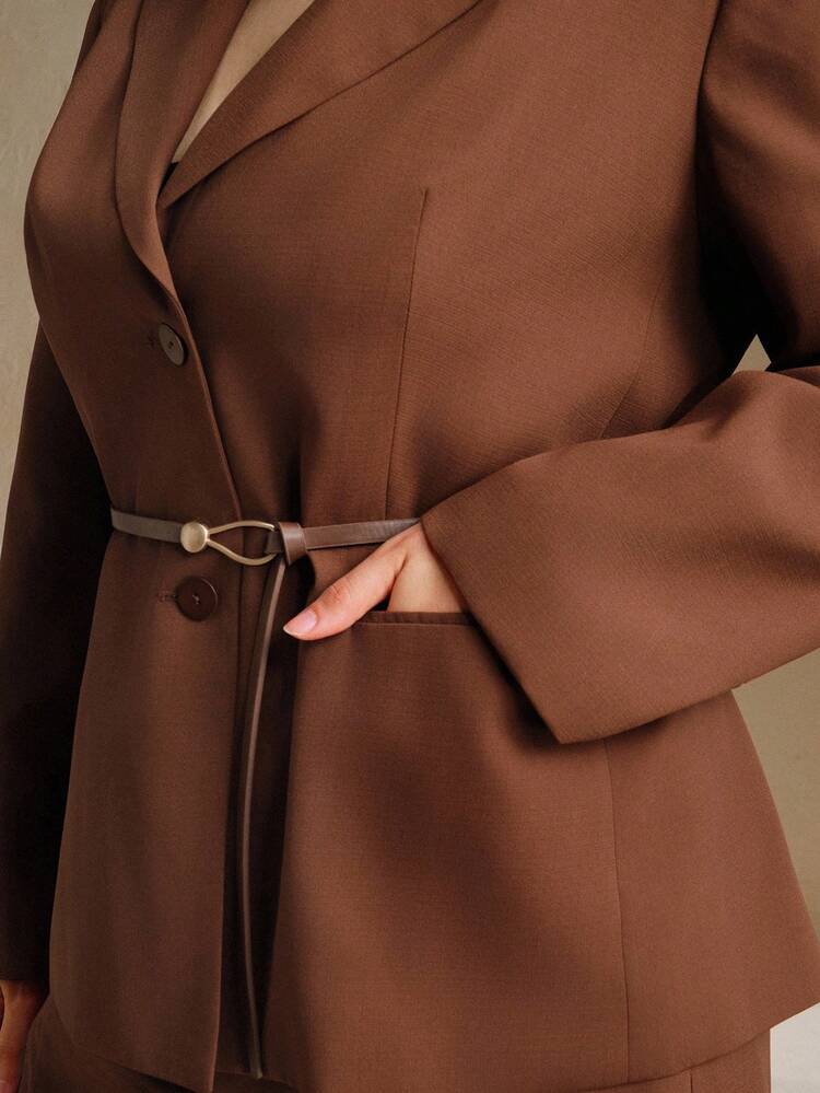 French Elegant Business Commuting Women's Suit Set
