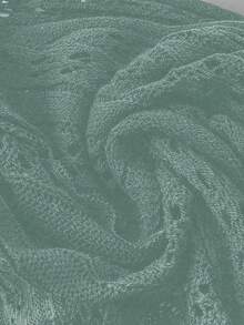 Celisse Cárdigan ligero de manga larga con lazo delantero de unicolor para mujer - verde menta - Ver 5