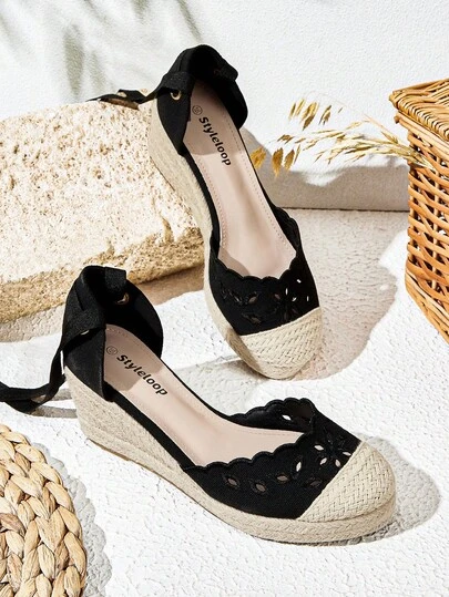 Styleloop Women's Fashionable Versatile Wedge Sandals, Summer