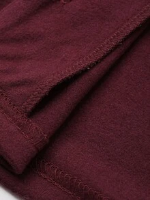 DAZY 2pcs/Set Girls Young Girl Casual Long Sleeve Top And Pants Homewear Set, Fall