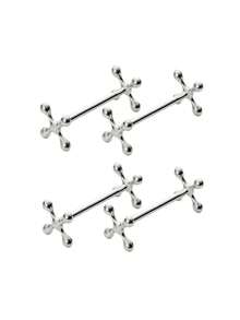 4 SZT. 3 SZT. 1 SZT. Aluminiowy uchwyt na pałeczki w kształcie zwierzątka, luksusowy wzór psa i jelenia, nowoczesna zastawa stołowa, akcesoria do jadalni, do kuchni, domu i hotelu - Wielokolorowe - Zobacz 20