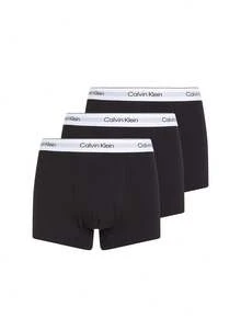 Calvin Klein 3 Pack Boxers - Black and White - View 1