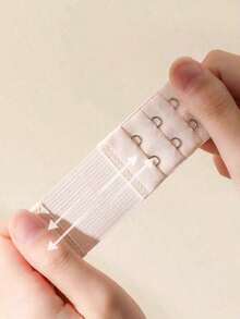 1/2/3/6/12件胸罩延长器2钩3排加长内衣配件弹性可调节内衣延长扣胸罩延长扣排扣胸罩后扣 - 彩色 - 查看 14