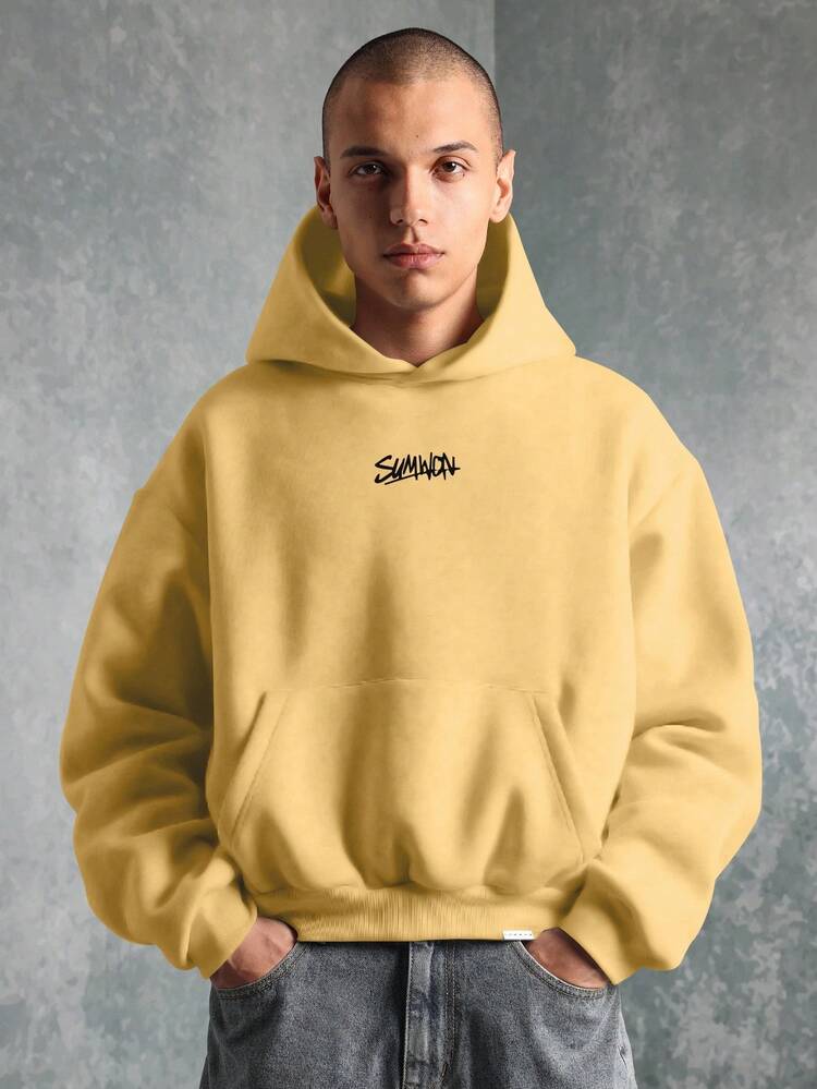 Oversized Graphic Print Hoodie With Baggy Fit