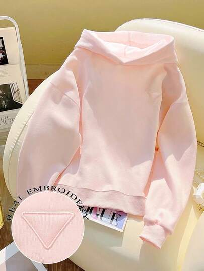 Resyla Sudadera oversize bordada para mujer