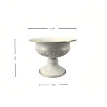 Retro High Foot Flowerpot, European Style Wedding Decoration Flower Vase, Photography Prop, Dry Flower Arrangement, High-End Decor - Multicolor - View 7