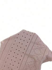 Solid Cami Nightdress & Ruched Frill Trim Robe Pajama Set, Fall Winter Clothes - Dusty Pink - View 7