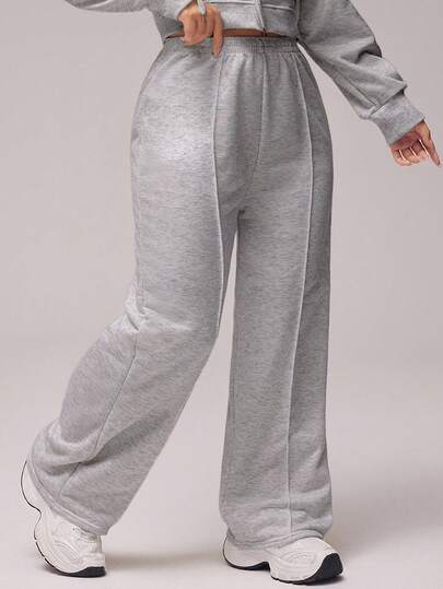 SHEIN Sports 1 件女士深灰色运动裤、瑜伽服和运动服