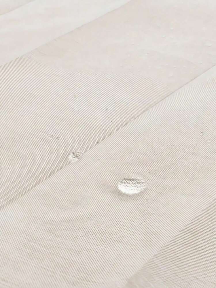 SHEIN 1 st vattentät vikbar duschdraperi för badrum - enkel installation och förvaring, duschvägg för heminredning - Beige - Visa 8