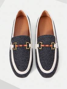 MOTF PREMIUM ZAPATOS PLANOS CUADRADOS CÓMODOS Y CASUALES PARA MUJER - Gris Oscuro - Ver 2