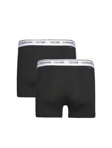 Calvin Klein 2 طقم سراويل داخلية رجالية - الأسود - مشاهدة 2