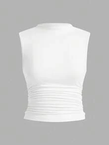 Auralis 3pcs/Set Women Plus Size Sleeveless Fitted Basic Tank Tops Spring To Summer - Multicolor - View 11