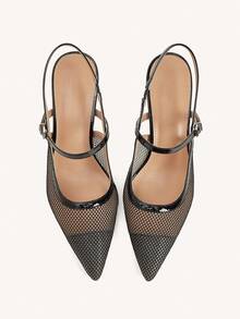CUCCOO CHICEST Damen Spitze Stiletto Absätze mit Schmetterling Metall Anhänger, elegante glamouröse romantische sexy Mode Schwarze Abendschuhe für formelle Anlässe, Partys, Dates, Feiertage, Cocktailabende - Schwarz - Übersicht 7