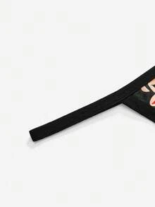 Paul Frank X ROMWE Bộ 3 quần lót in hình khỉ gợi cảm cho nữ - Nhiều màu - Xem 4