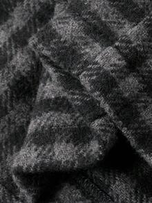 FRIFUL Women's Plaid Harem Carrot Ankle-Length Pants - Grey - View 7