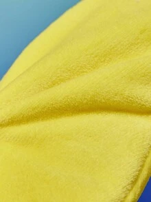 SpongeBob SquarePants | SHEIN 1pc Cartoon Embroidered Eye Mask, Cute Raised Design, Soft Plush Material, Strong Blackout, Suitable For Travel, Office Nap