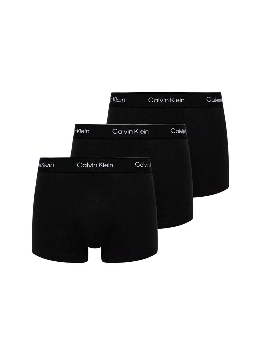 Calvin Klein 3 Pack Boxers - Black - View 1