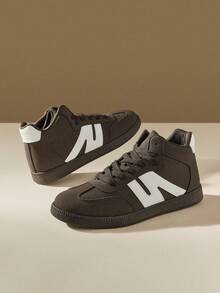 CUCCOO EASI 女士风格休闲运动鞋，时尚复古硫化鞋，学生舒适运动鞋，适合春秋季 - 棕色 - 查看 6