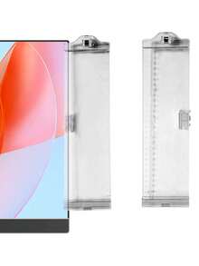1pc Clear Acrylic Message Board, Left/Right Side Adhesive-Free Multipurpose Clip Design For Sticky Notes, Handwritten Memo, Phone/Computer Screen Display, Suitable For Back To School, Students, Business Office - Multicolor - View 9