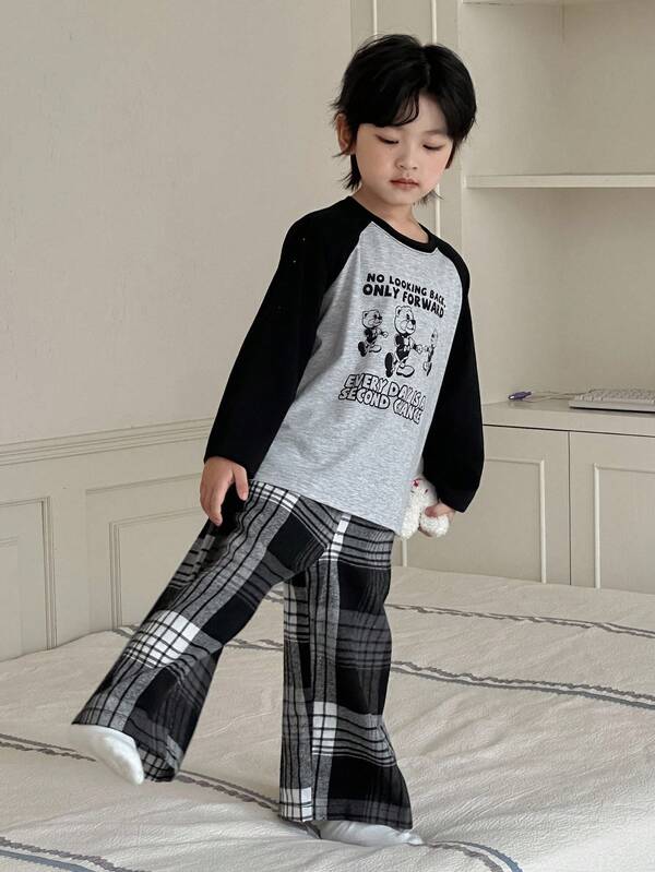 Dazy Kids ملابس منزلية كاجوال للأطفال الصغار، خريف