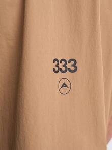 男式拉链前口袋休闲连帽背心 - 棕色 - 查看 6