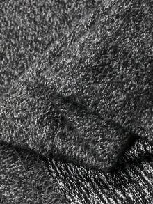 DAZY مجموعة ملابس علوية كنزة فضفاضة بأكمام خفاش وبنطلون واسع 2 قطعة، خريفية - رمادي - مشاهدة 7