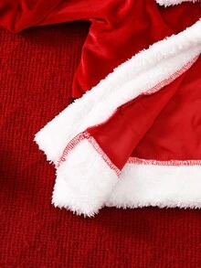 SHEIN Playful Pals BABY BOY Winter Outfit Red Christmas Clothes Terno Going Out Outfits Boy Baby Clothes Baby Boys Sets Fall