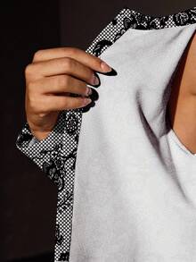 Glamance Maria Clara Maia Lace Material Casual Minimalist Women Jacket, Suitable For Office, Party, Autumn Going Out Fall Elegant Blazer Winter Chic Stylish Clothing Collection New Year