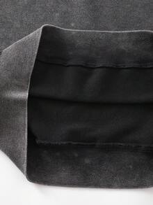 ROMWE MEN Street Life 男童印花水洗连帽衫