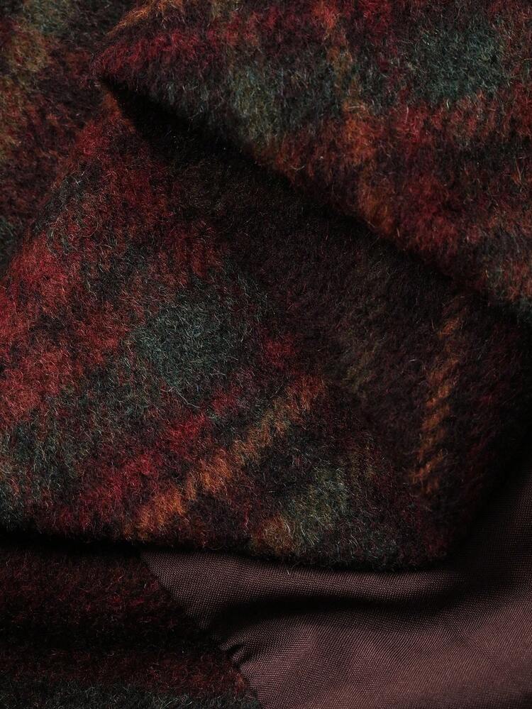 Women's Elegant Plaid Skirt For Commuting, Autumn/Winter