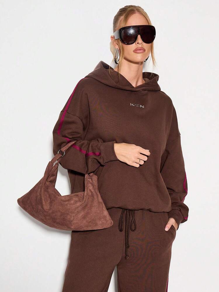 KIZN Slouchy Hobo Shoulder Bag With Adjustable Strap