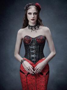 Glisette Waist Shaping Lace Bandeau - Black - View 7