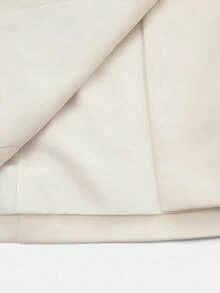 Maija Ensemble tailleur femme à double boutonnage, veste à col cranté et pantalon, couleur unie. Tenue élégante pour femme, costume femme, blazer femme. Tenue décontractée chic pour le bureau, les loisirs et le travail. Idéal pour les femmes, les enseignantes et les professionnelles. - Nude - Voir 11