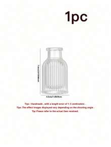 A Set Of 6/12 Glass Vases, Vintage Decorative Centerpiece, Vintage Bottle Tabletop Decoration, Used For Weddings, Receptions, Home Decor, Holiday Party Decoration - A color - View 14