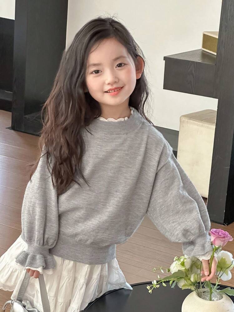 Young Girls Knit Sweater, Fall