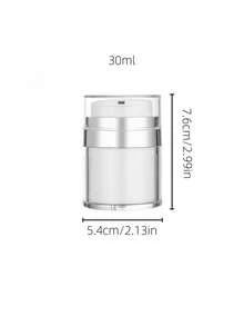 15ml/30ml/50ml/100ml 真空泵瓶、真空面霜罐、可再填充保湿霜分配器、按压式泵瓶，适用于乳液、精华液、化妆品、旅行和浴室存储”