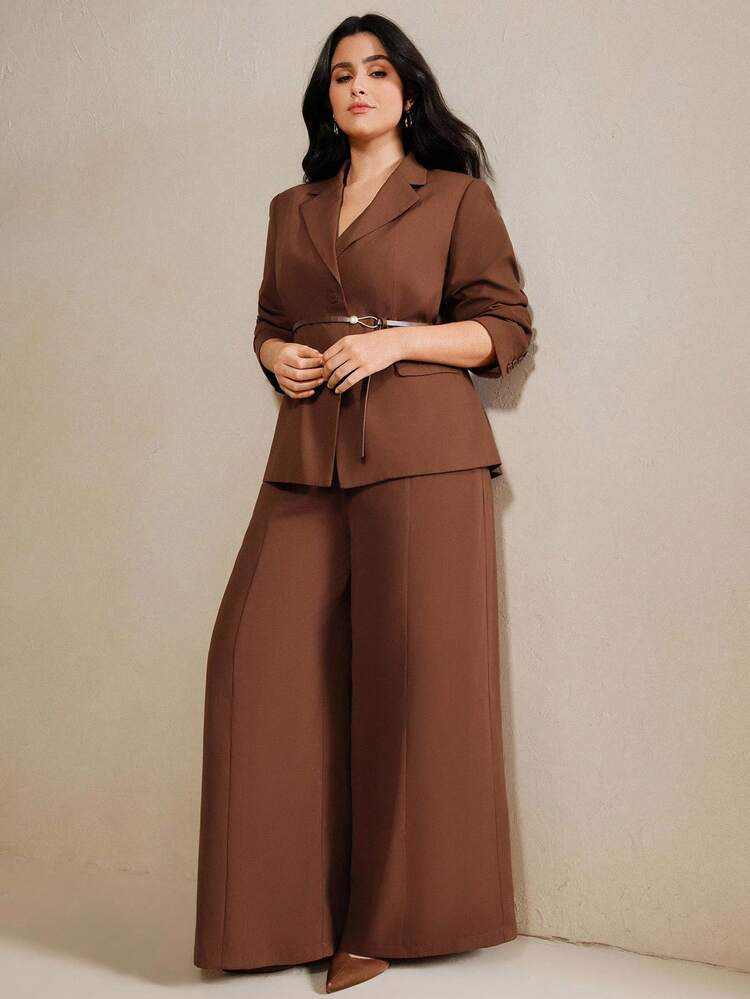 French Elegant Business Commuting Women's Suit Set