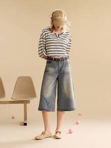 CUCCOO EASI Apricot Faux Suede Lace-Up Comfortable Ballet Flats - Apricot - View 6