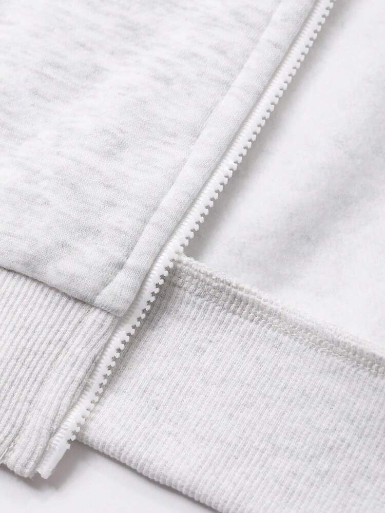 Tween Girls Knitted Hooded Sweatshirt With Thermal Lined, Fall