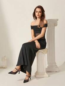 CUCCOO CHICEST Damen Spitze Stiletto Absätze mit Schmetterling Metall Anhänger, elegante glamouröse romantische sexy Mode Schwarze Abendschuhe für formelle Anlässe, Partys, Dates, Feiertage, Cocktailabende - Schwarz - Übersicht 9