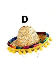 SHEIN 1 件墨西哥派对帽头带，狂欢节万圣节发箍迷你帽，圣诞节