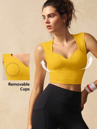 VARSIVA 纯色运动T恤和背心，时尚夏季健身上衣