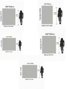 SHEIN 1 件防水折叠浴室浴帘 - 易于安装和存放，家居装饰淋浴隔断 - 米色 - 查看 5